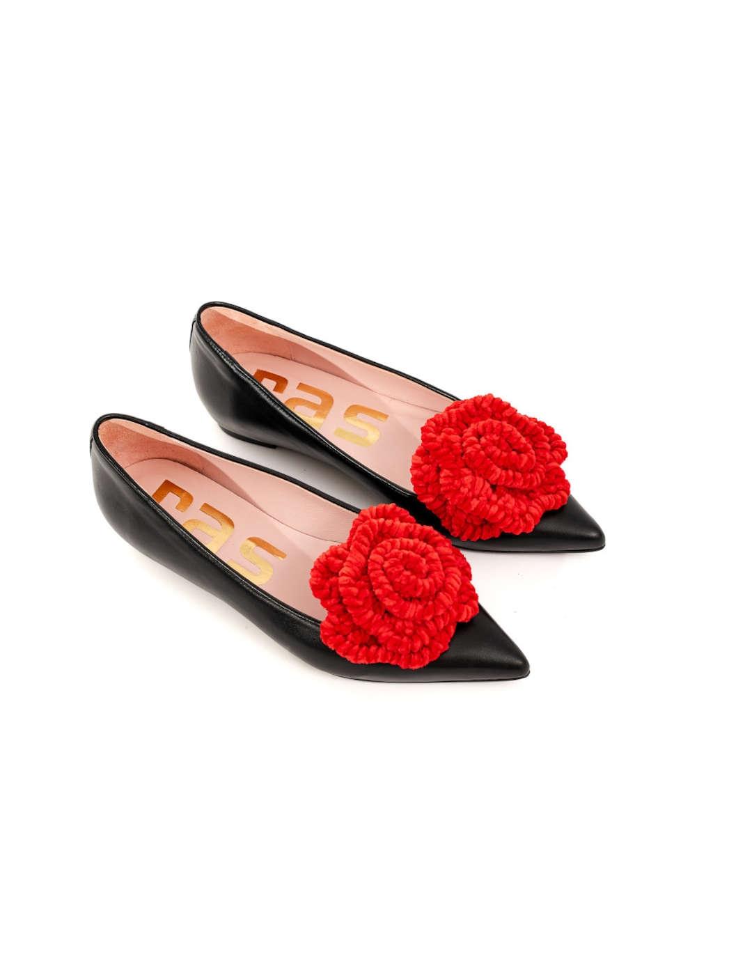 Zapato mujer Ras negro