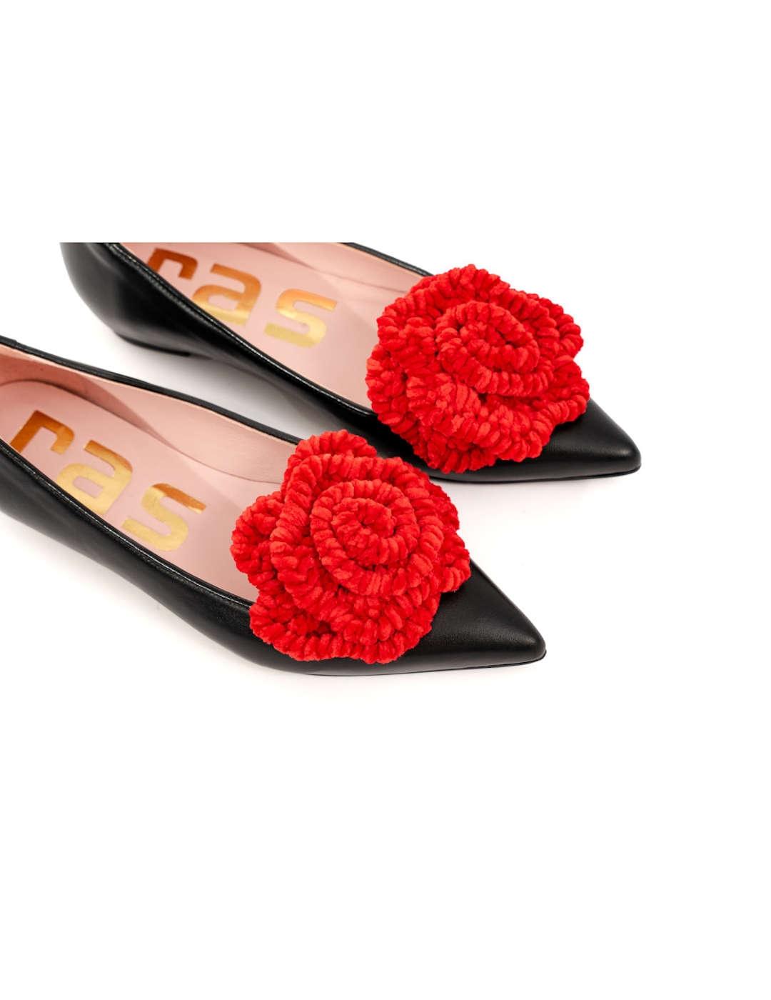 Zapato mujer Ras negro