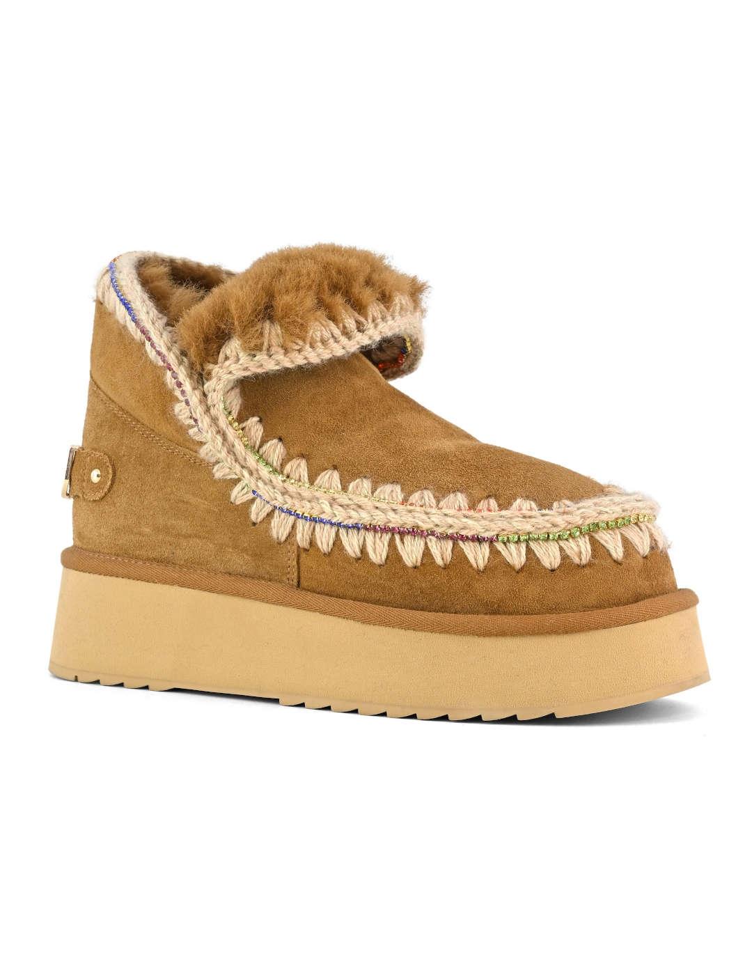 Botin mujer Mou Eskimo 18 platform cuero