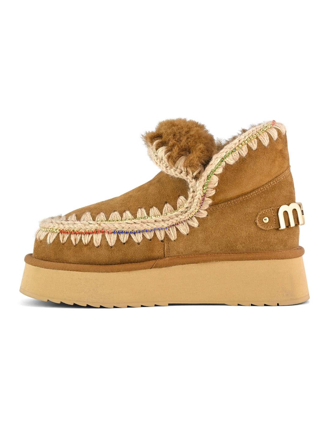 Botin mujer Mou Eskimo 18 platform cuero