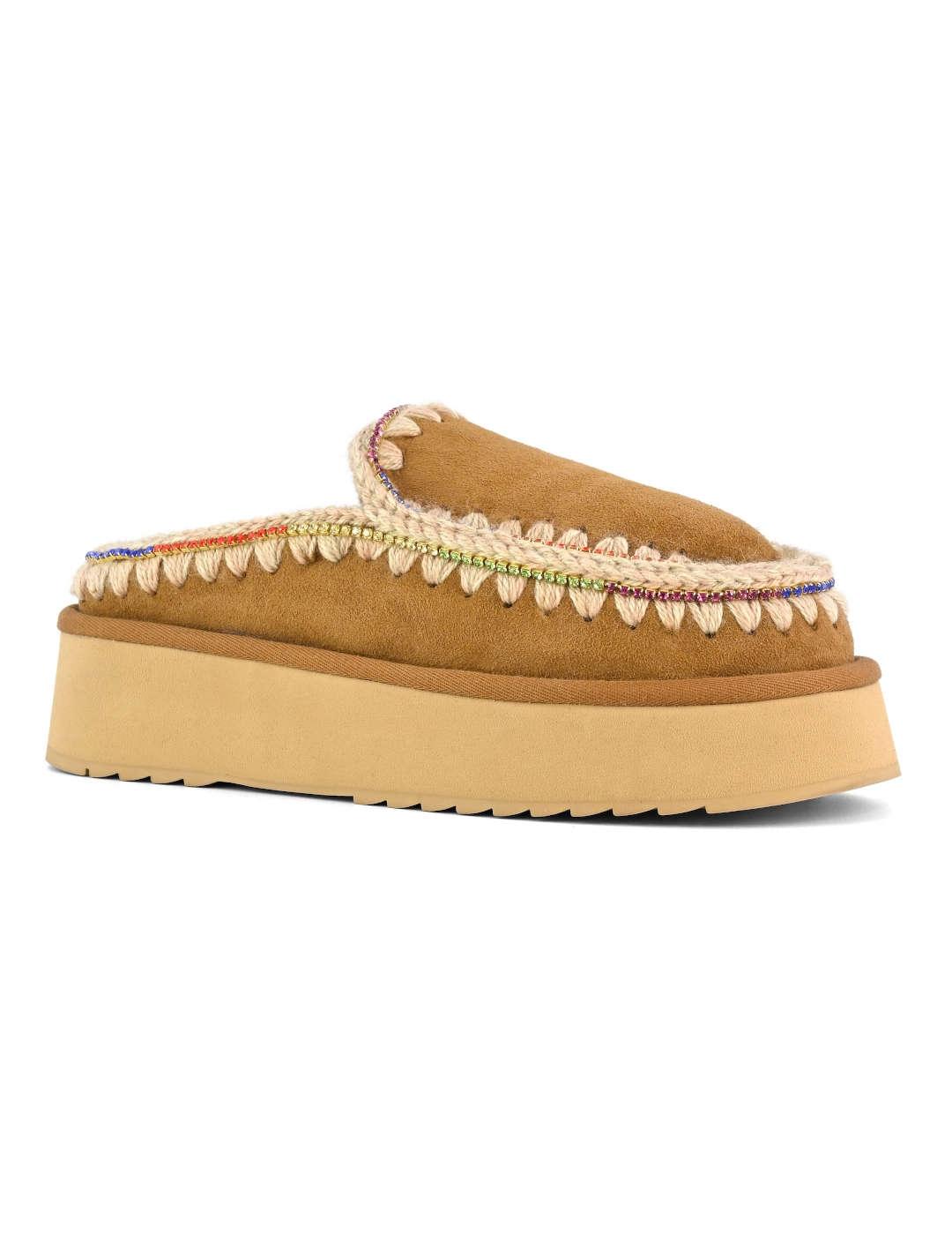 Zueco mujer Mou Clog Eskimo Platform cuero
