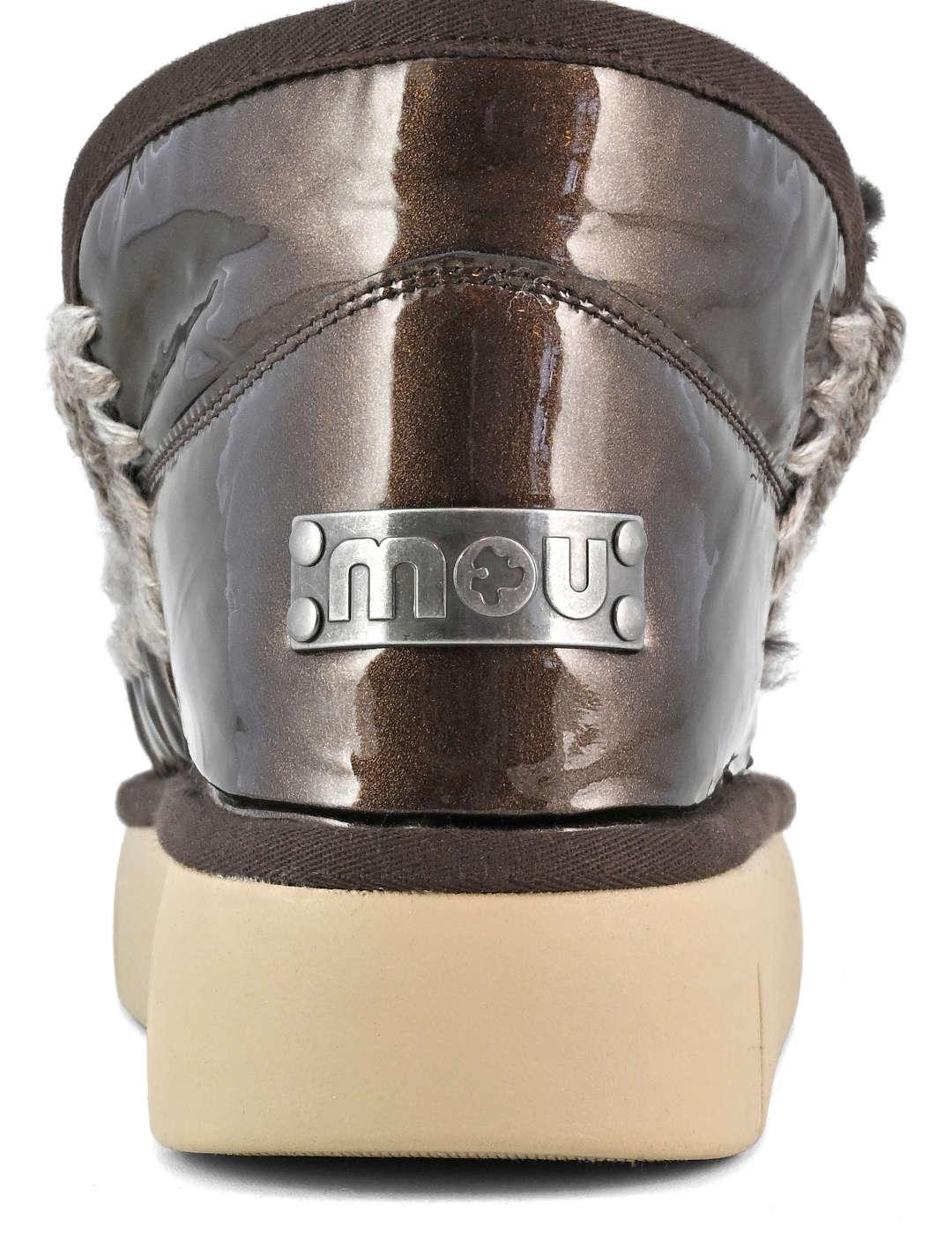 Botín mujer Mou Eskimo Bouce sneaker marrón