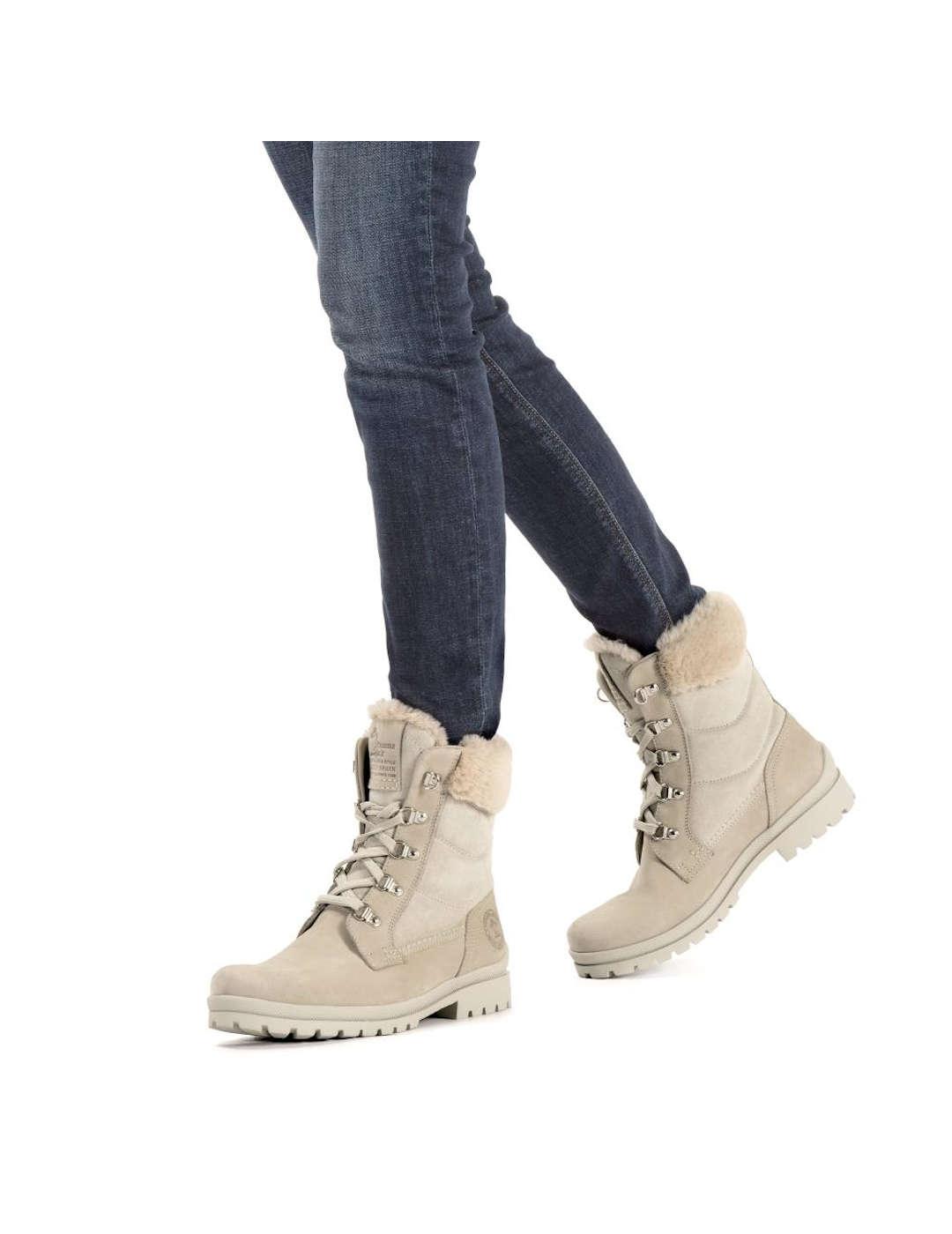 Botín mujer Waterproof Panama Jack Tuscani crudo