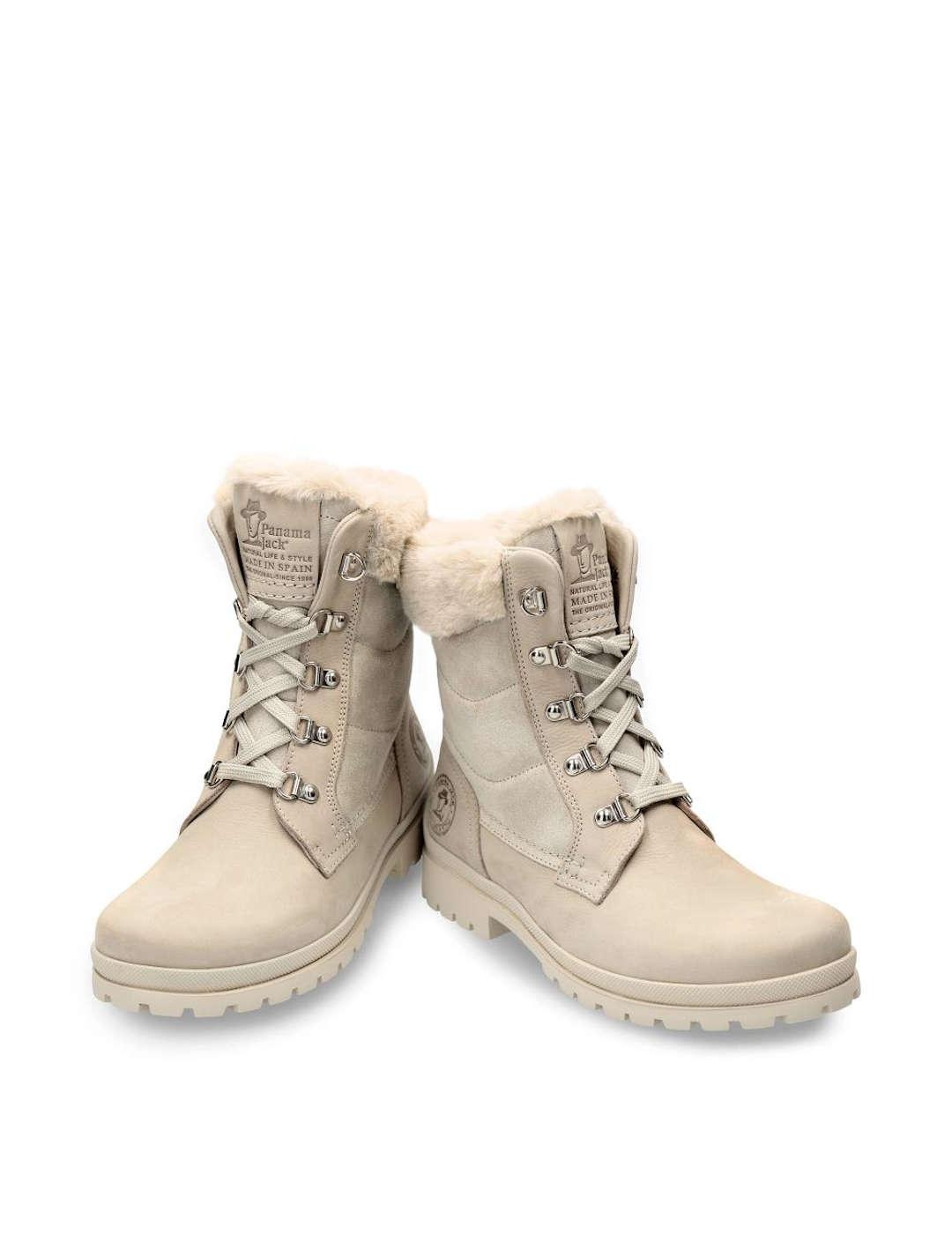 Botín mujer Waterproof Panama Jack Tuscani crudo