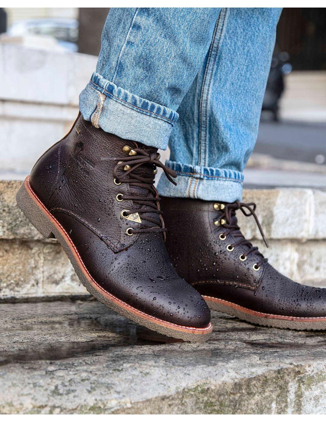 Bota hombre Gore-Tex Panama Jack Glasgow marrón