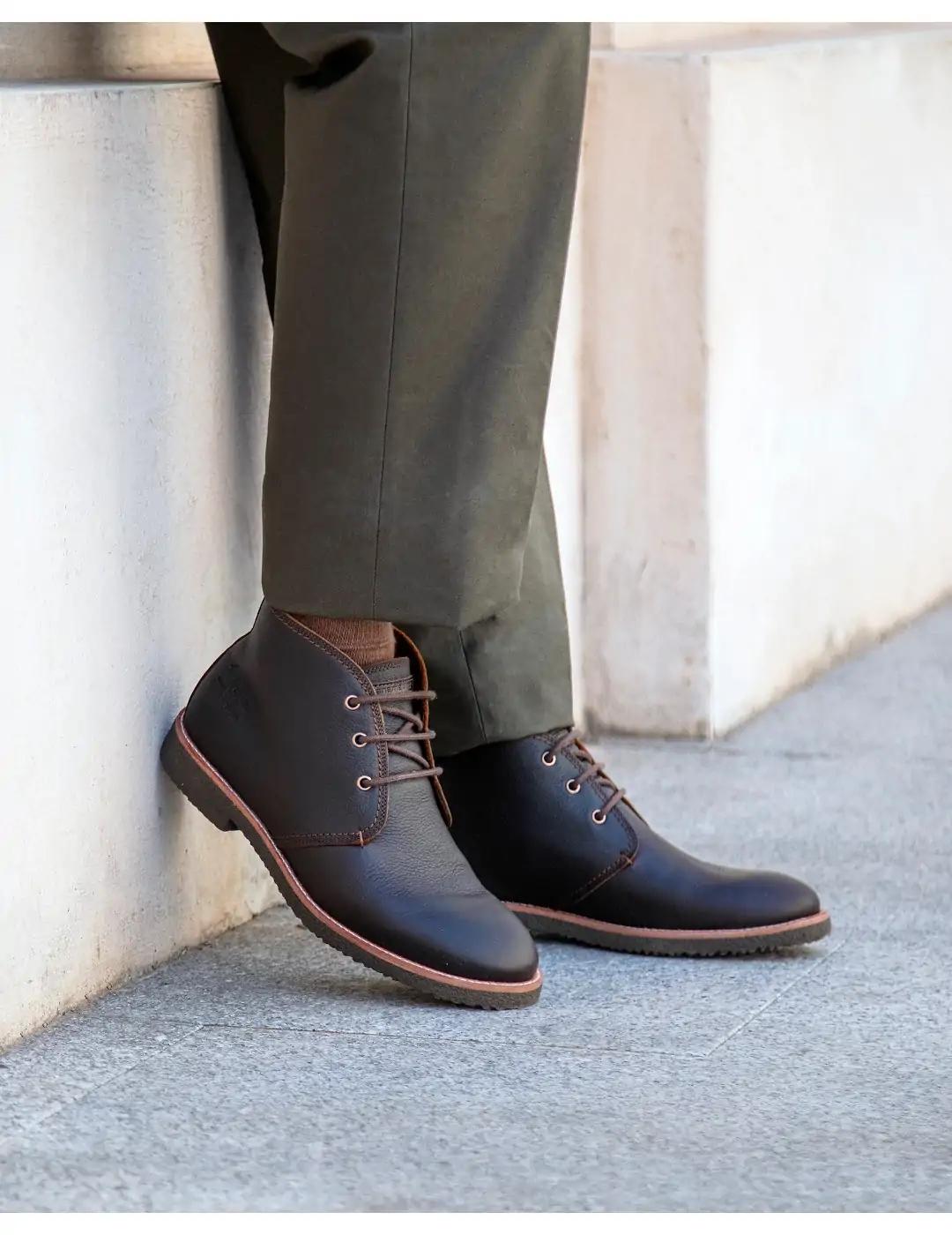 Botín hombre Waterproof Panama Jack Gael marrón