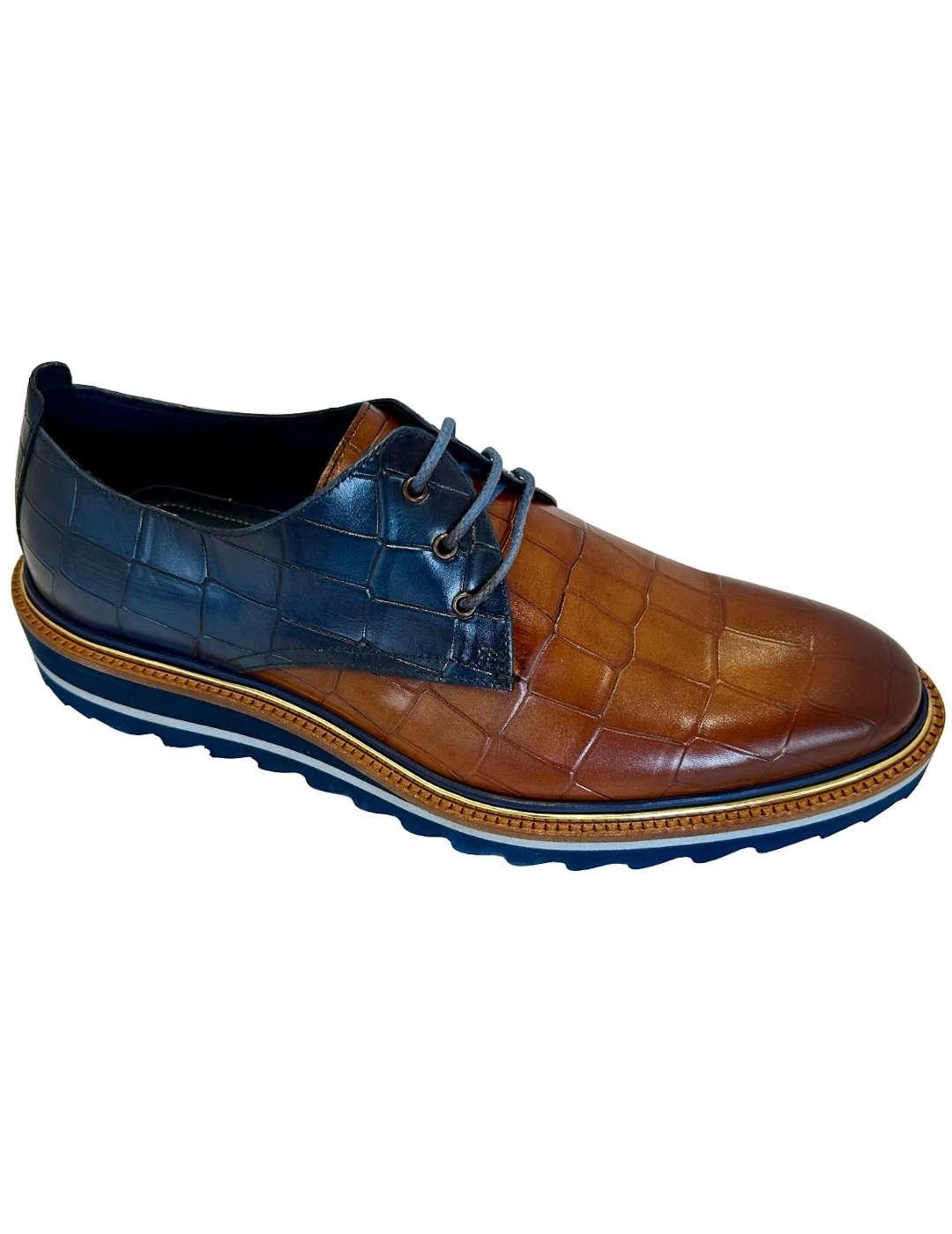 Zapato hombre Keep Honest cuero azul
