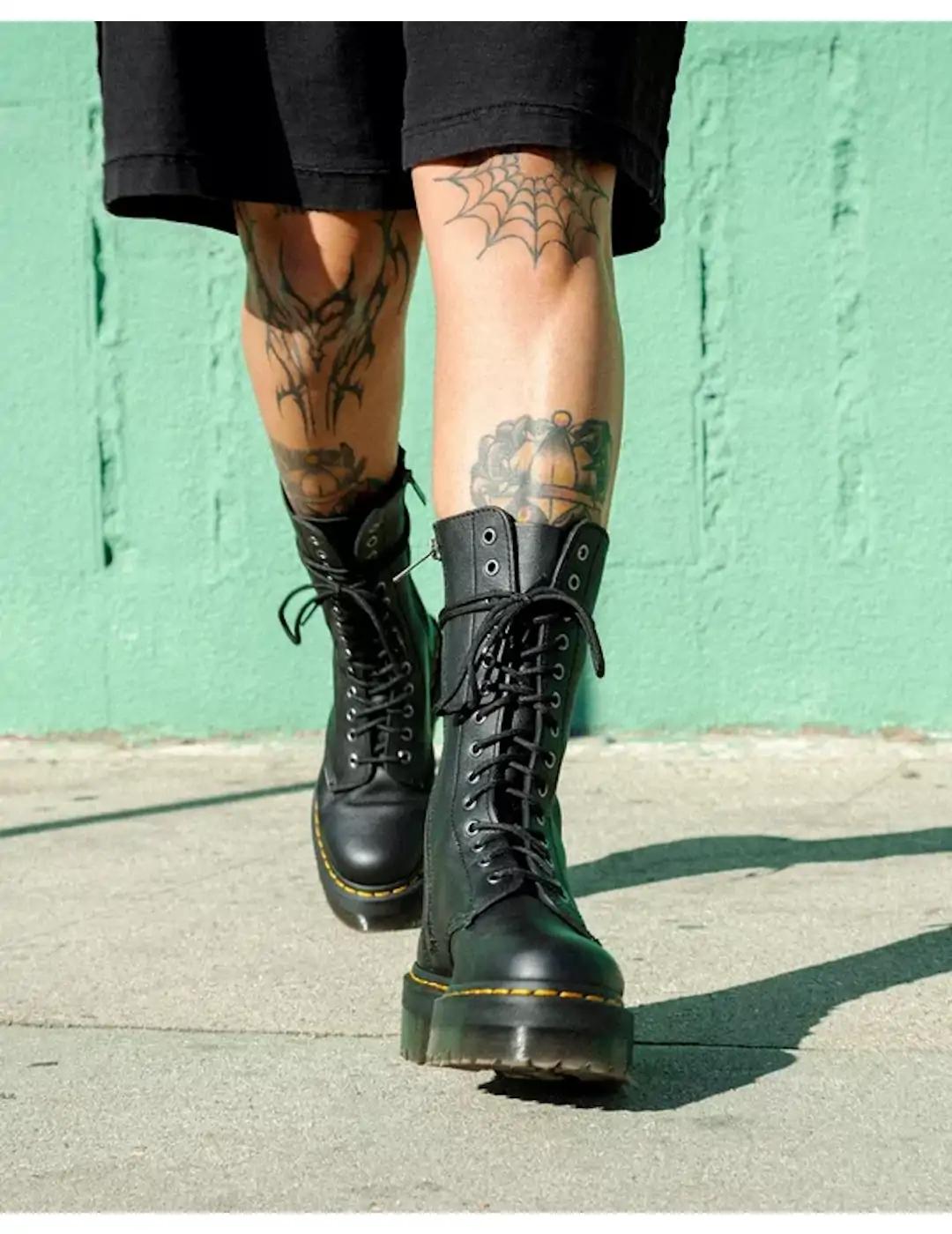 Bota Mujer Dr. Martens 1b99 Quad negro