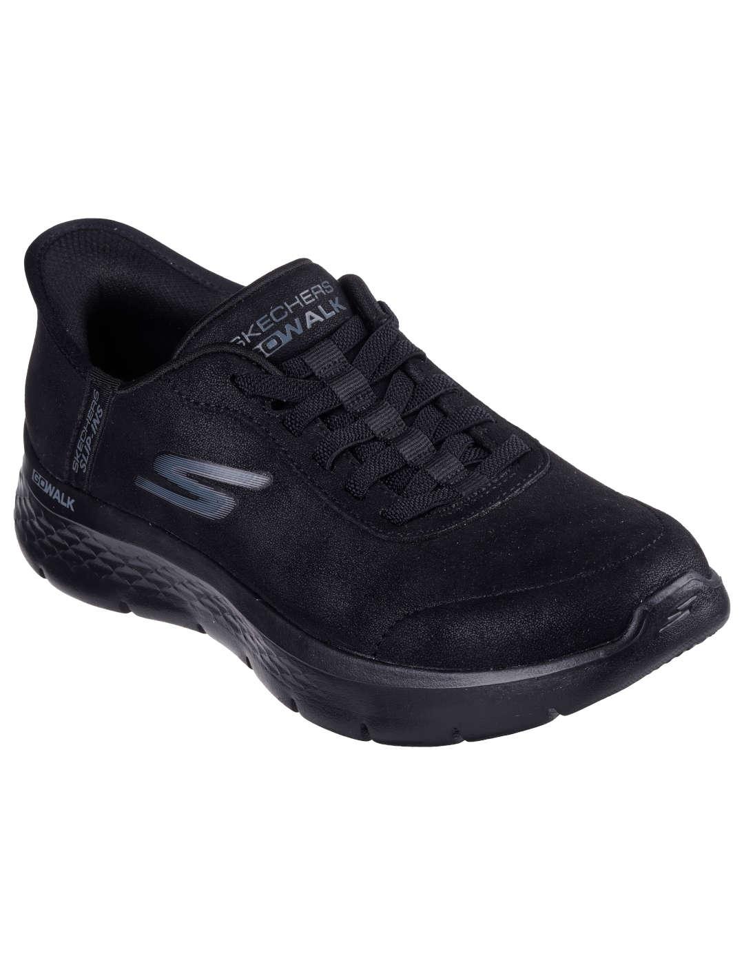 Deportivo mujer Skechers Go Walk Slip-Ins negro