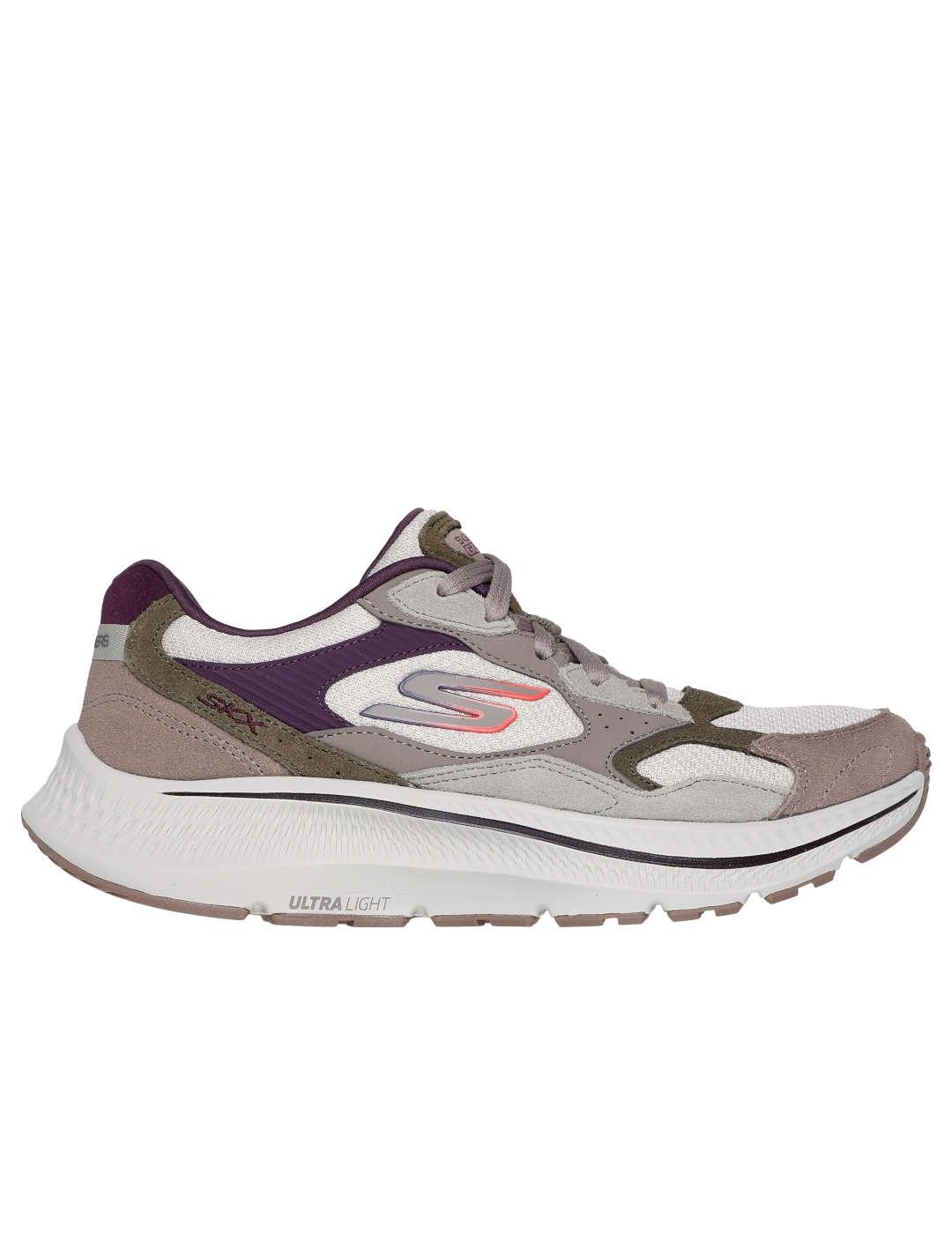 Deportivo mujer Skechers Go Run gris/blanco