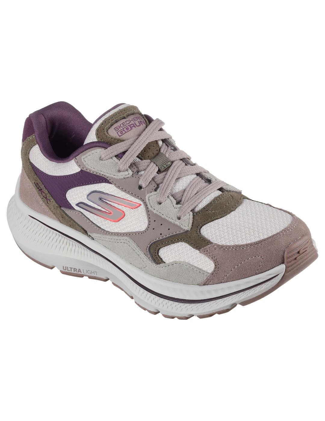 Deportivo mujer Skechers Go Run gris/blanco