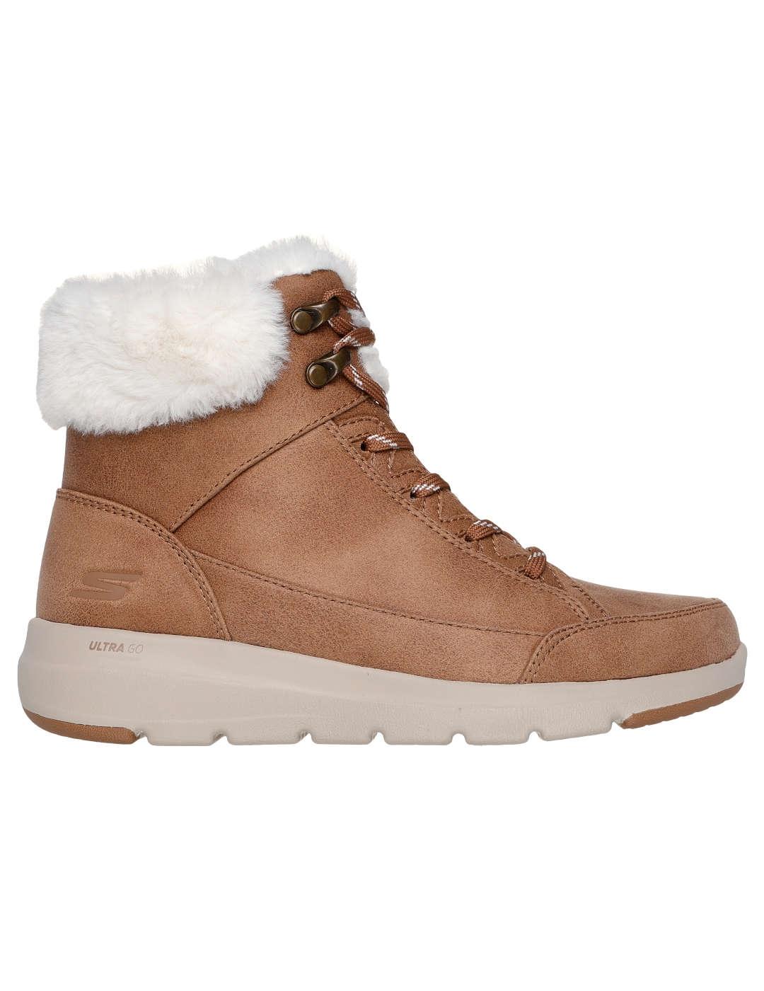 Bota mujer Skechers Glacia cuero