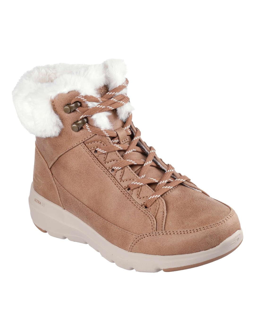 Bota mujer Skechers Glacia cuero
