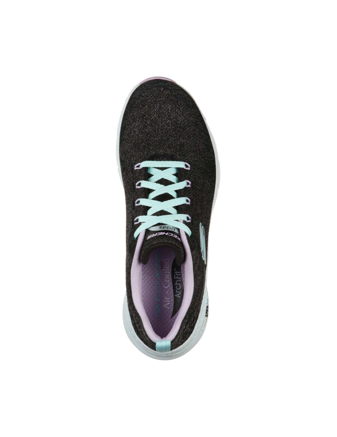 Deportivo mujer Skechers Arch Fit negro