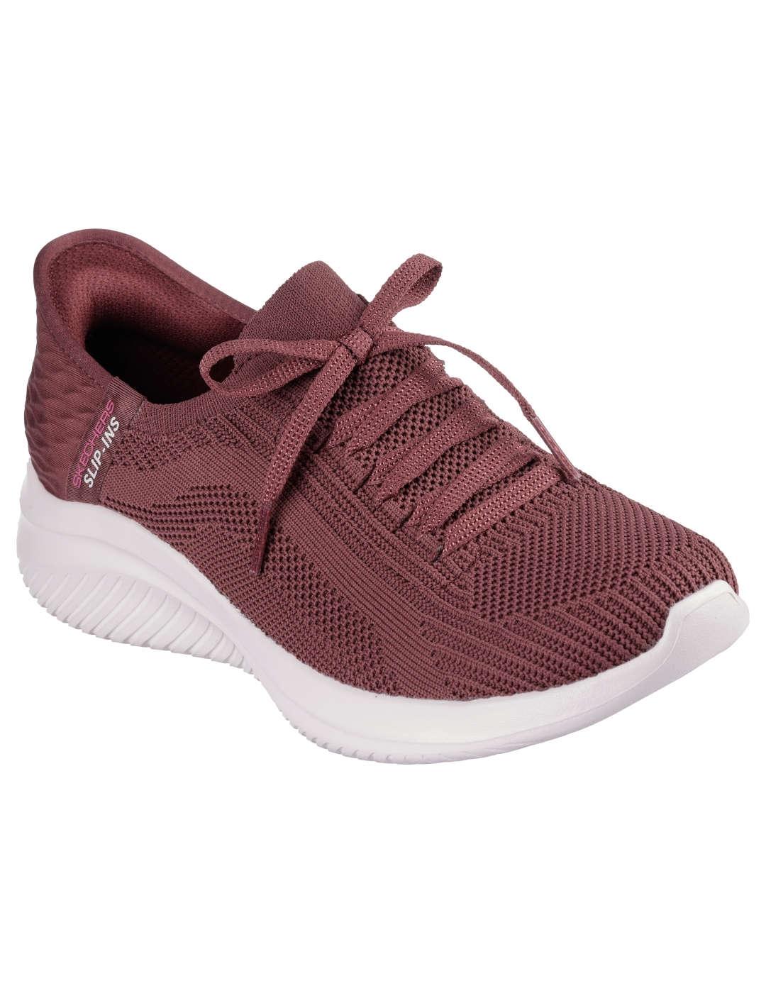 Deportivo mujer Skechers Slip-Ins Ultra Flex burde