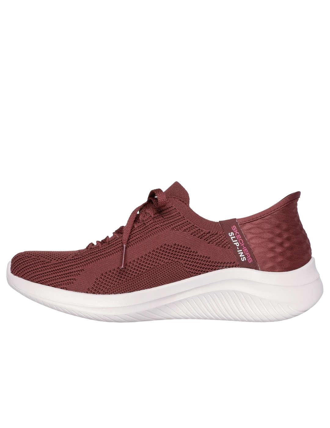 Deportivo mujer Skechers Slip-Ins Ultra Flex burde