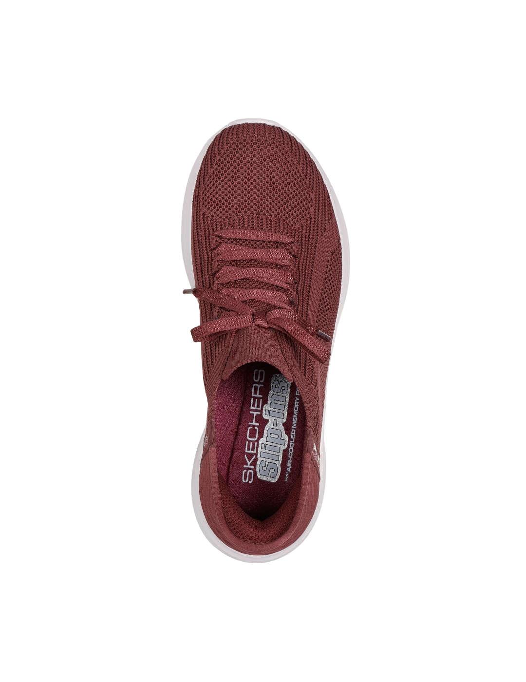 Deportivo mujer Skechers Slip-Ins Ultra Flex burde