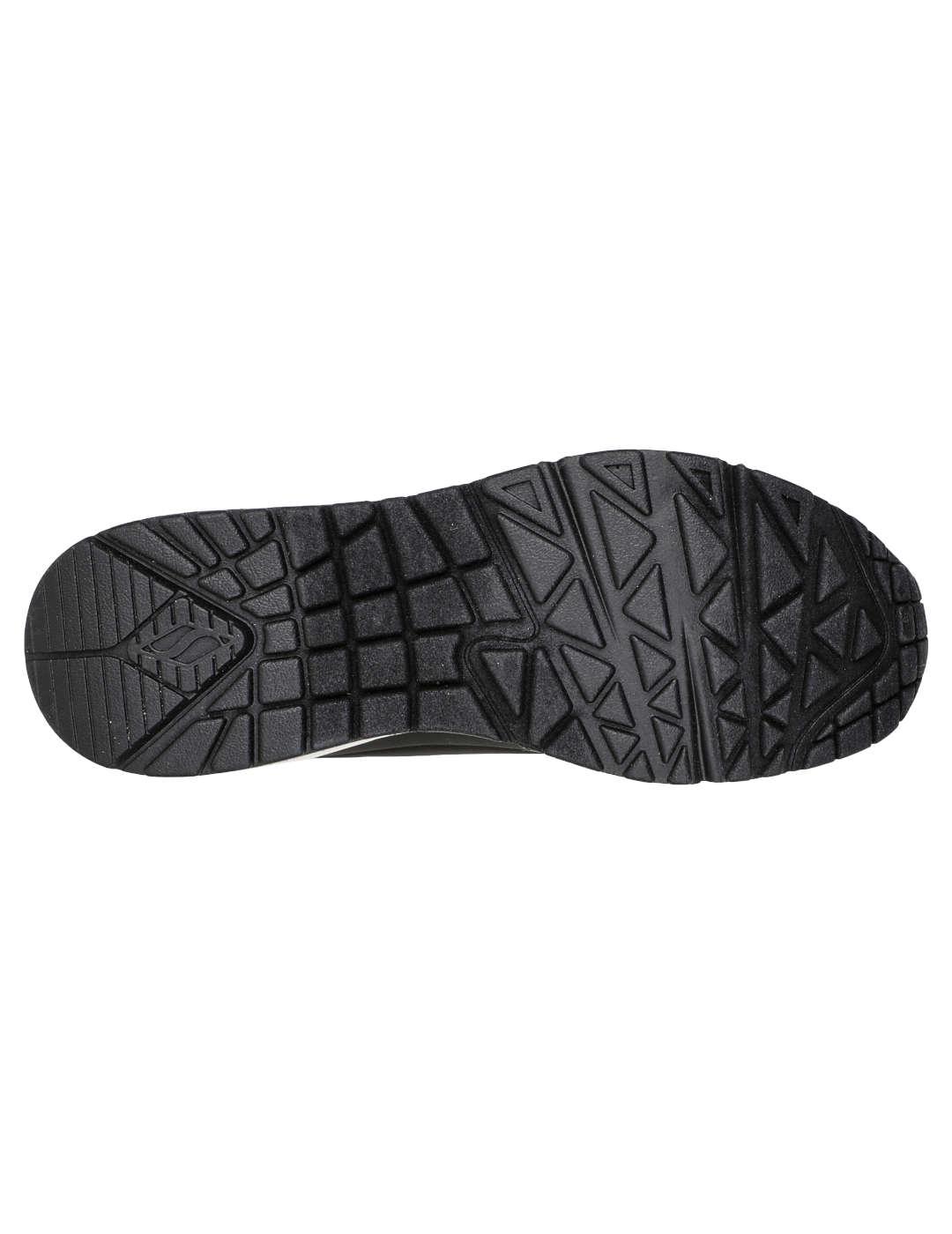 Deportivo mujer Skechers Uno negro