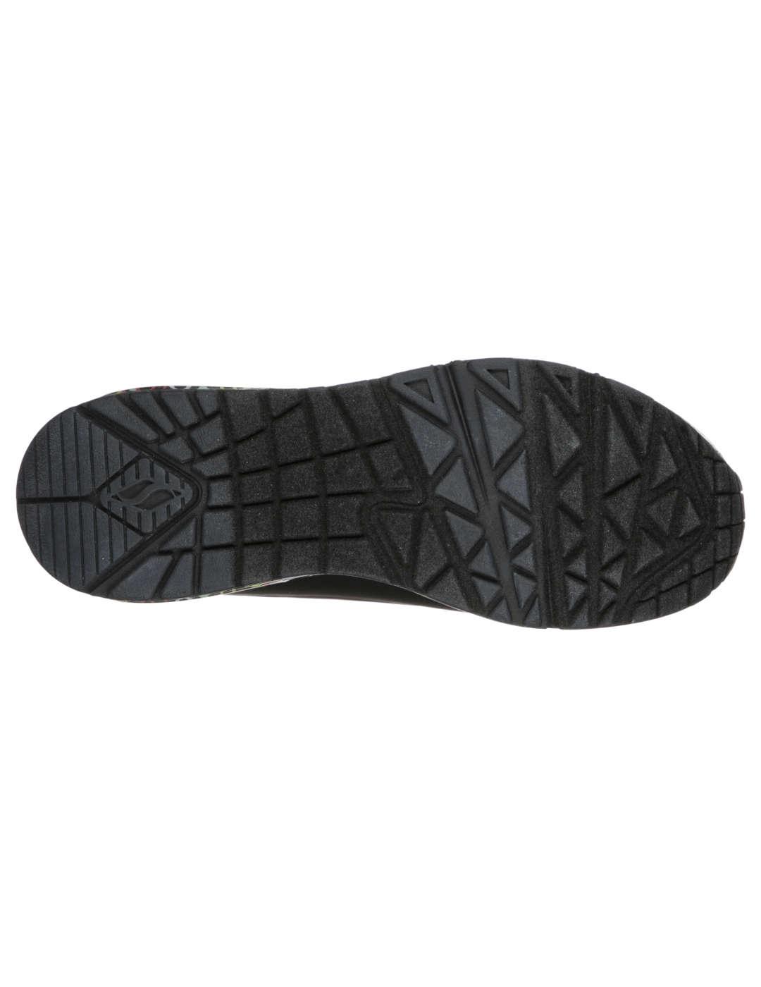 Deportivo mujer Skechers Uno Loving negro