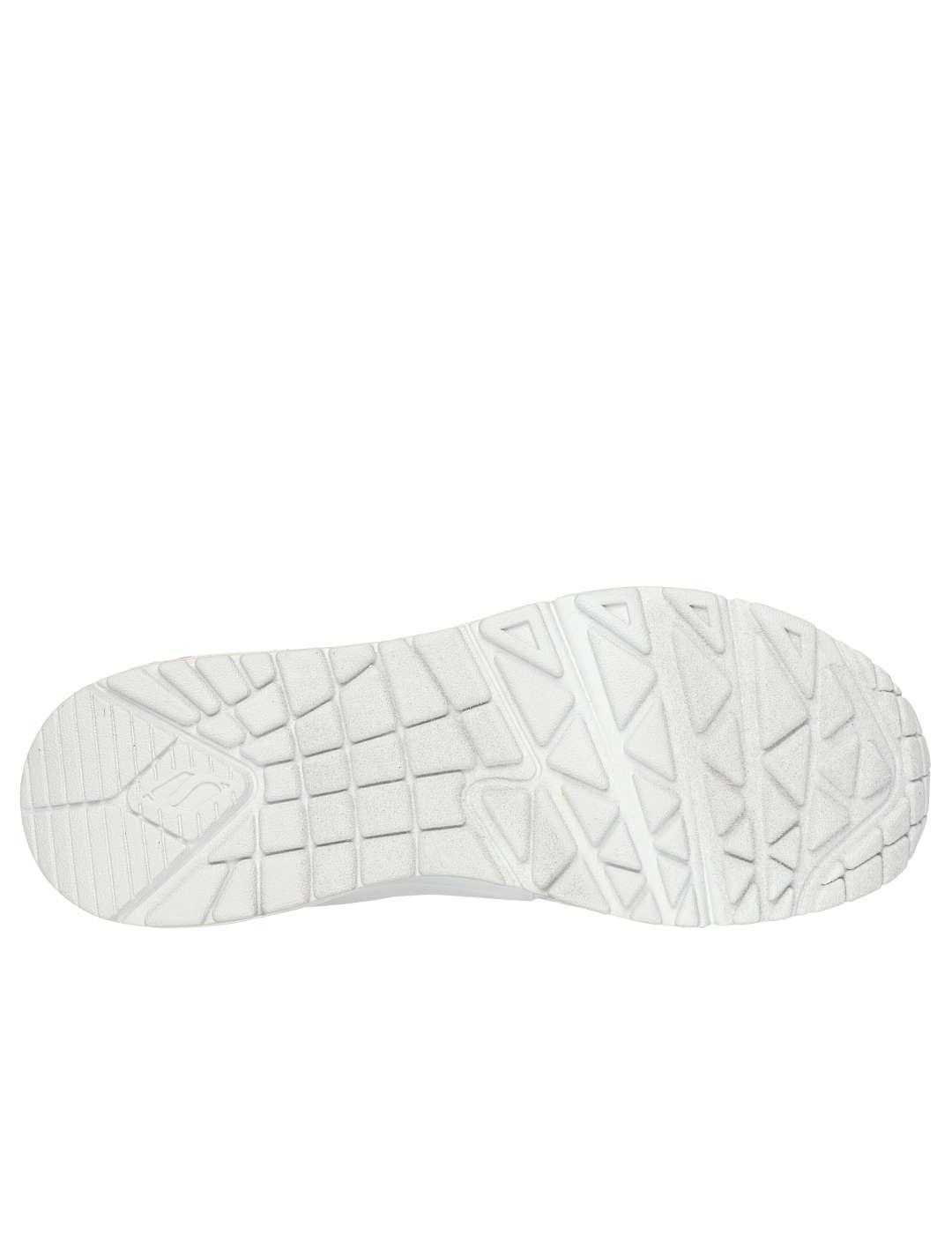 Deportivo mujer Skechers Uno Spread blanco