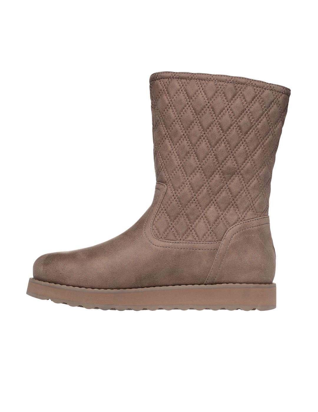 Bota mujer Skechers Keepsa taupe