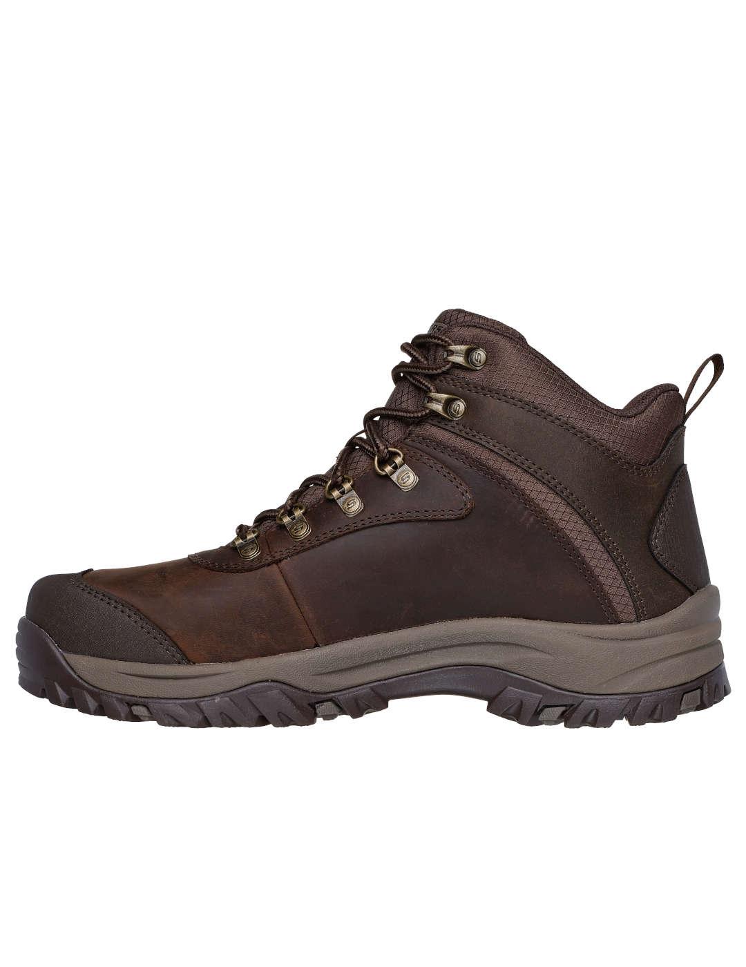 Bota hombre Skechers Relment marron