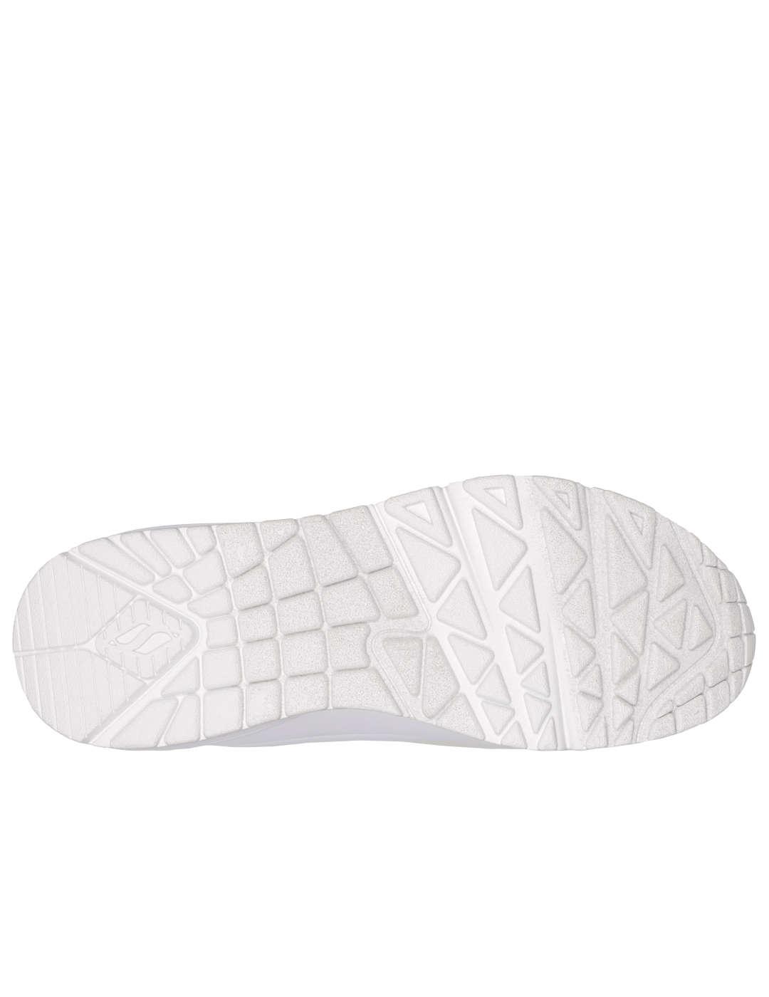 Deportivo mujer Skechers Uno blanco