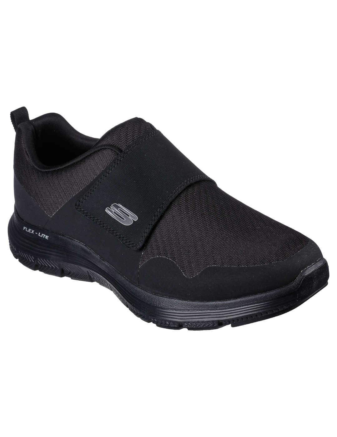 Deportivo hombre Skechrers Flex negro