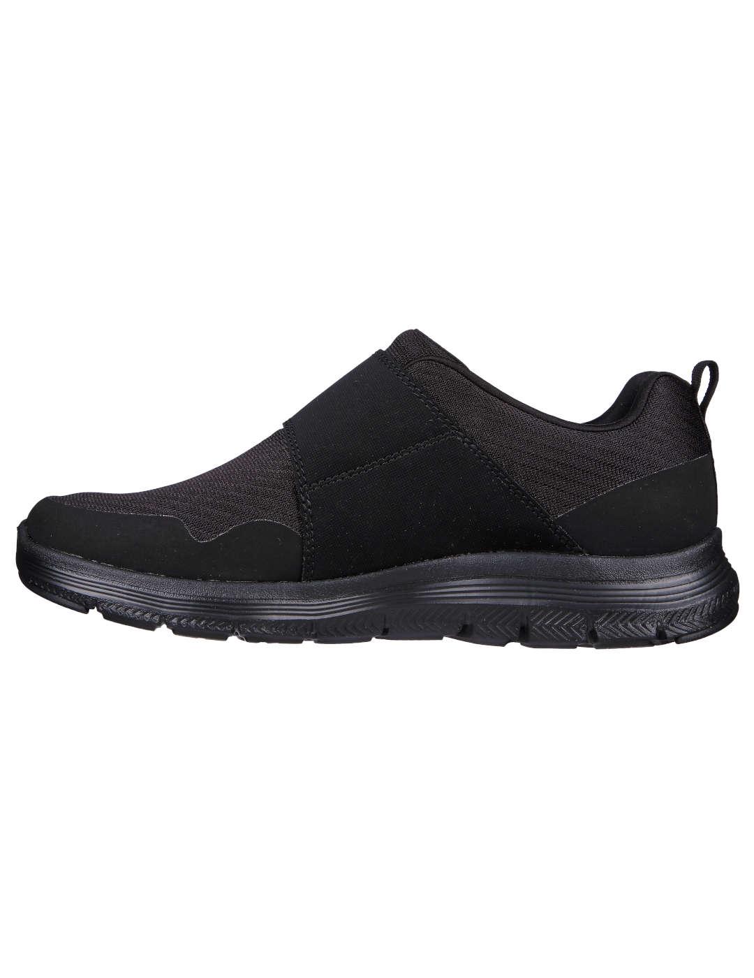 Deportivo hombre Skechrers Flex negro