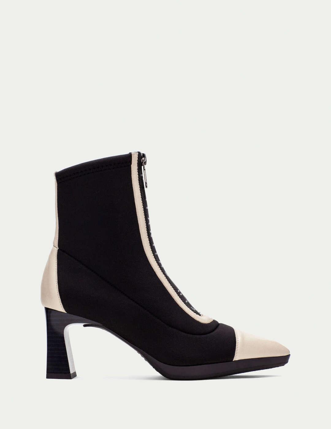 Botin mujer Hispanitas negro blanco