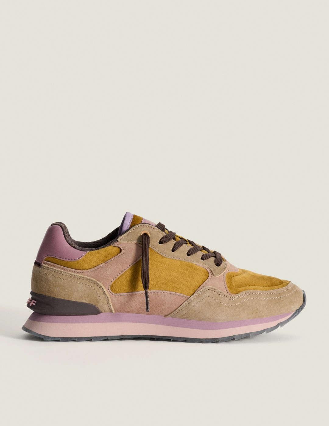 Deportivo mujer Hoff  Reykjavik taupe/mostaza