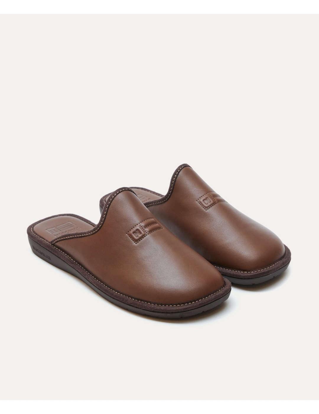 Zapatilla de casa hombre Nordikas dublin marrón