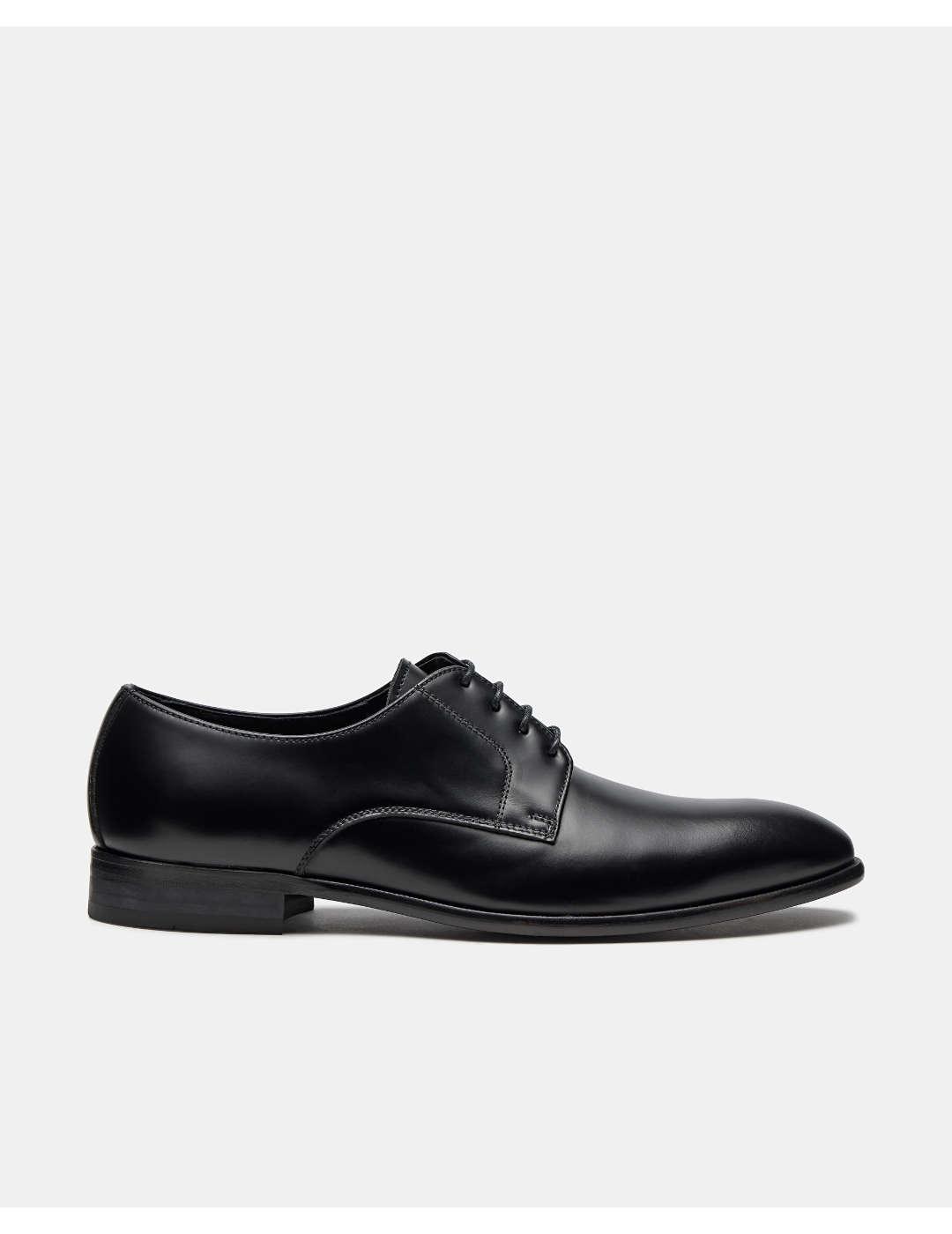 Zapato hombre Lottusse Blucher negro