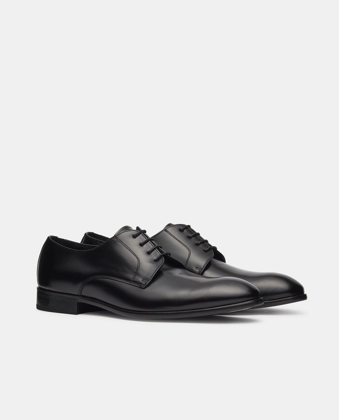 Zapato hombre Lottusse Blucher negro