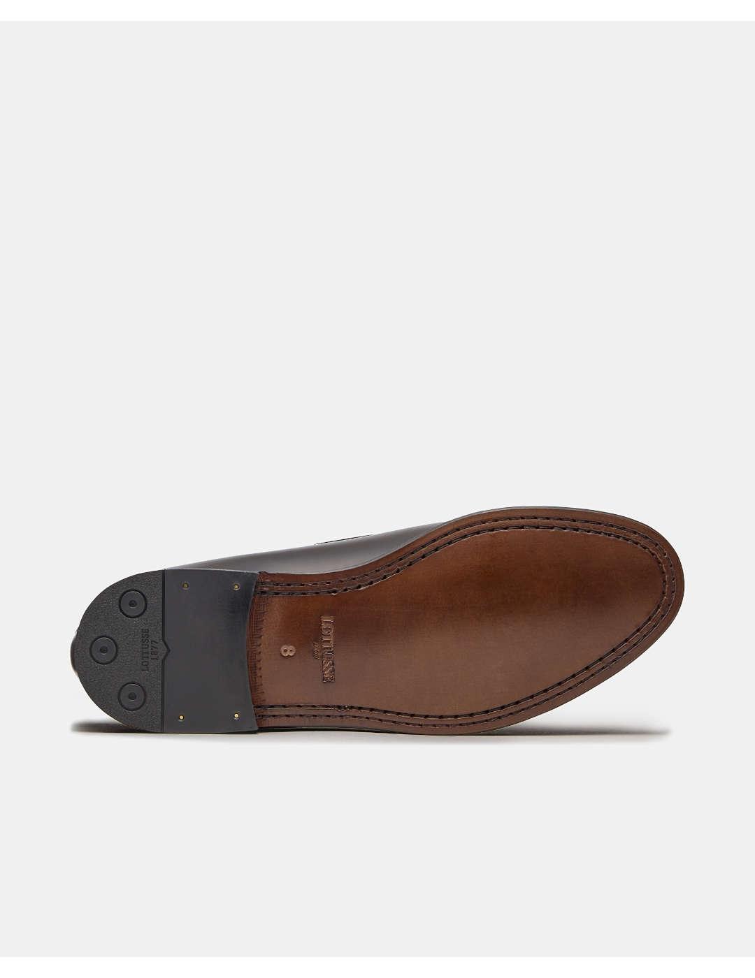 Mocasín hombre Lottusse Borlas negro