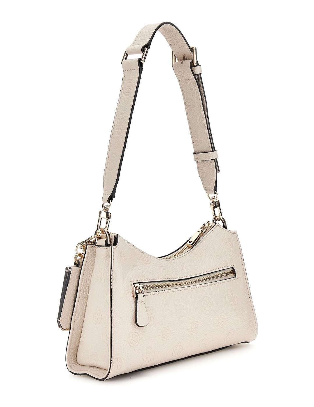 Bolso mujer Guess Cresidia al hombro logo blanco