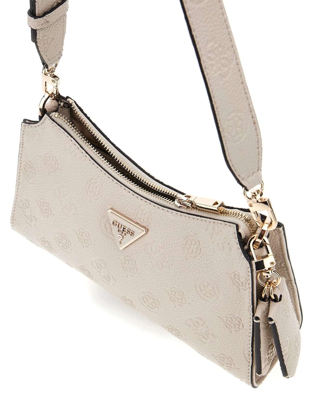 Bolso mujer Guess Cresidia al hombro logo blanco