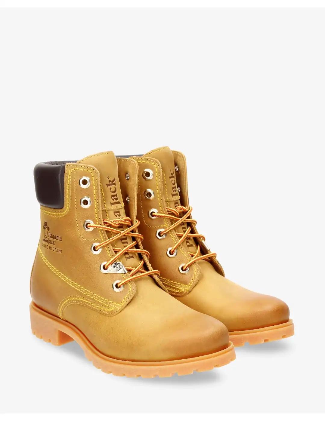 Bota mujer Waterproof Panama Jack Panama mostaza