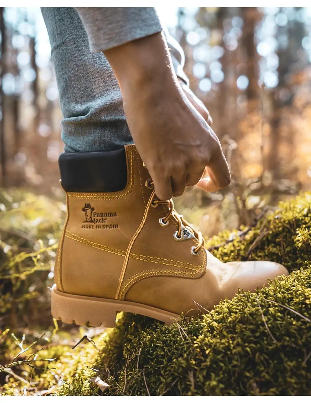 Bota mujer Waterproof Panama Jack Panama mostaza