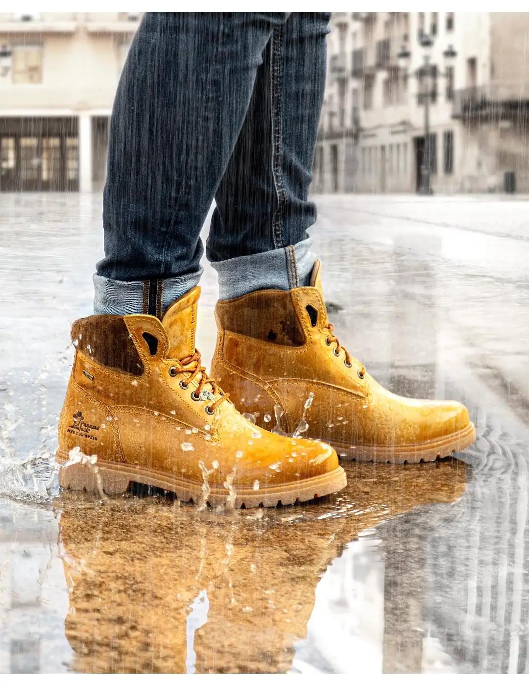 Bota hombre Gore Tex Panama Jack Amur mostaza