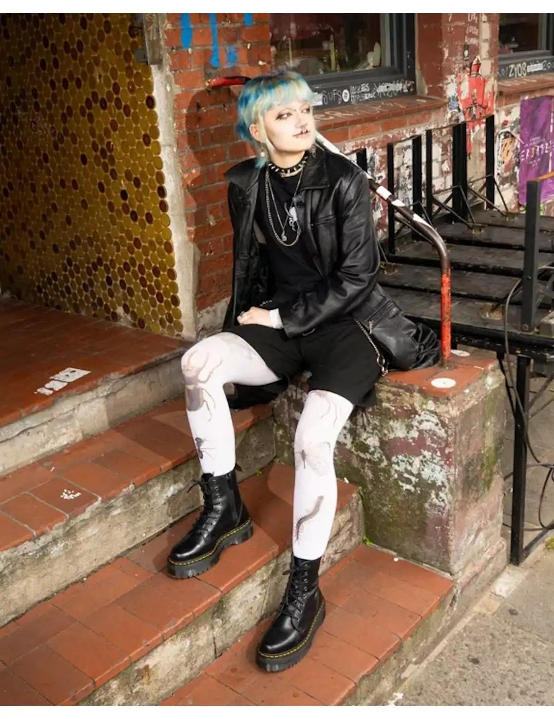 Bota Unisex Dr. Martens Jadon negro