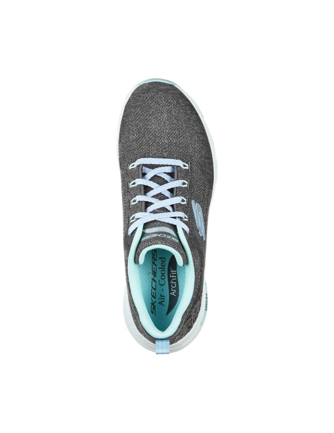 Deportivo mujer Skechers Arch Fit gris