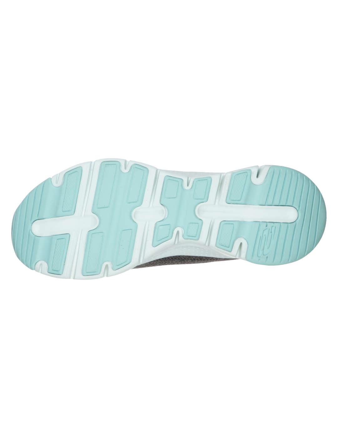 Deportivo mujer Skechers Arch Fit gris