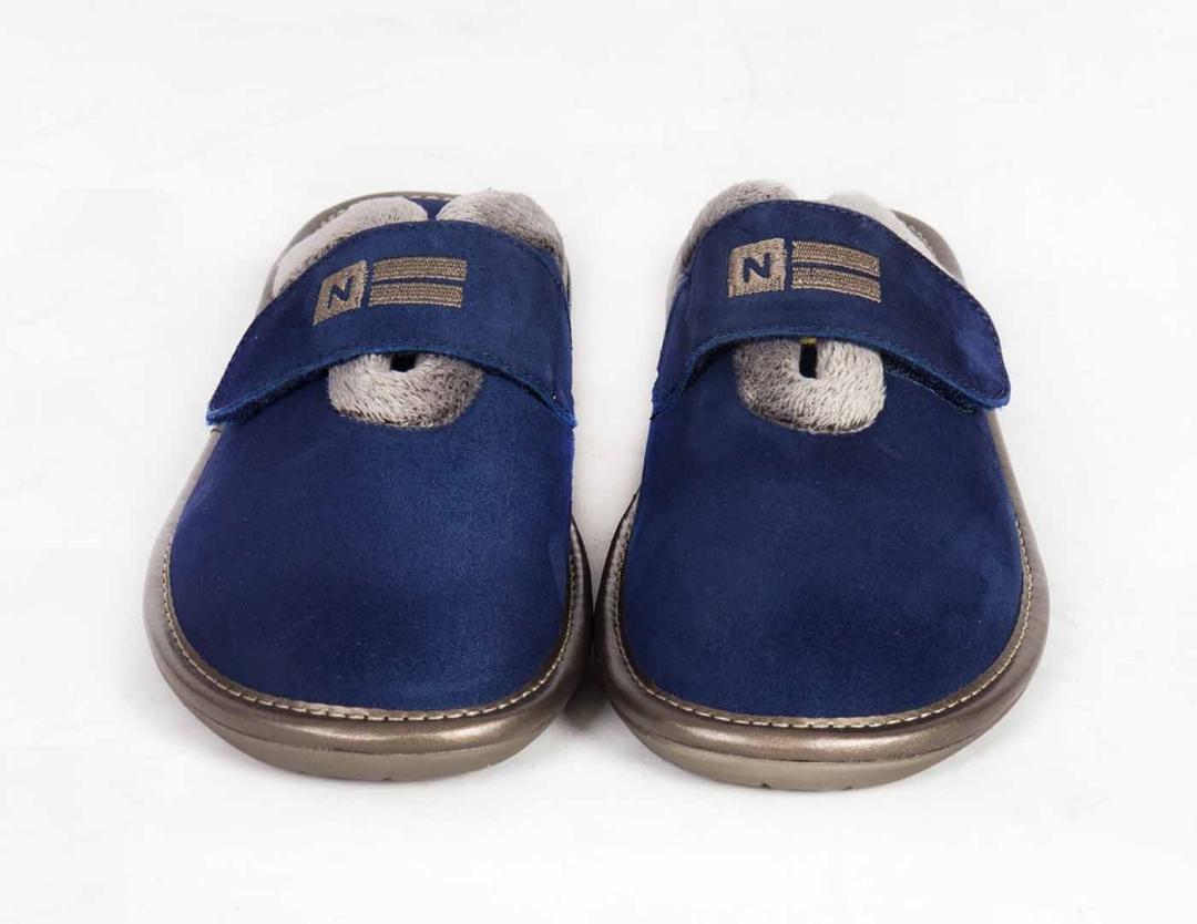 Zapatilla de casa mujer Nordikas afelpado indico