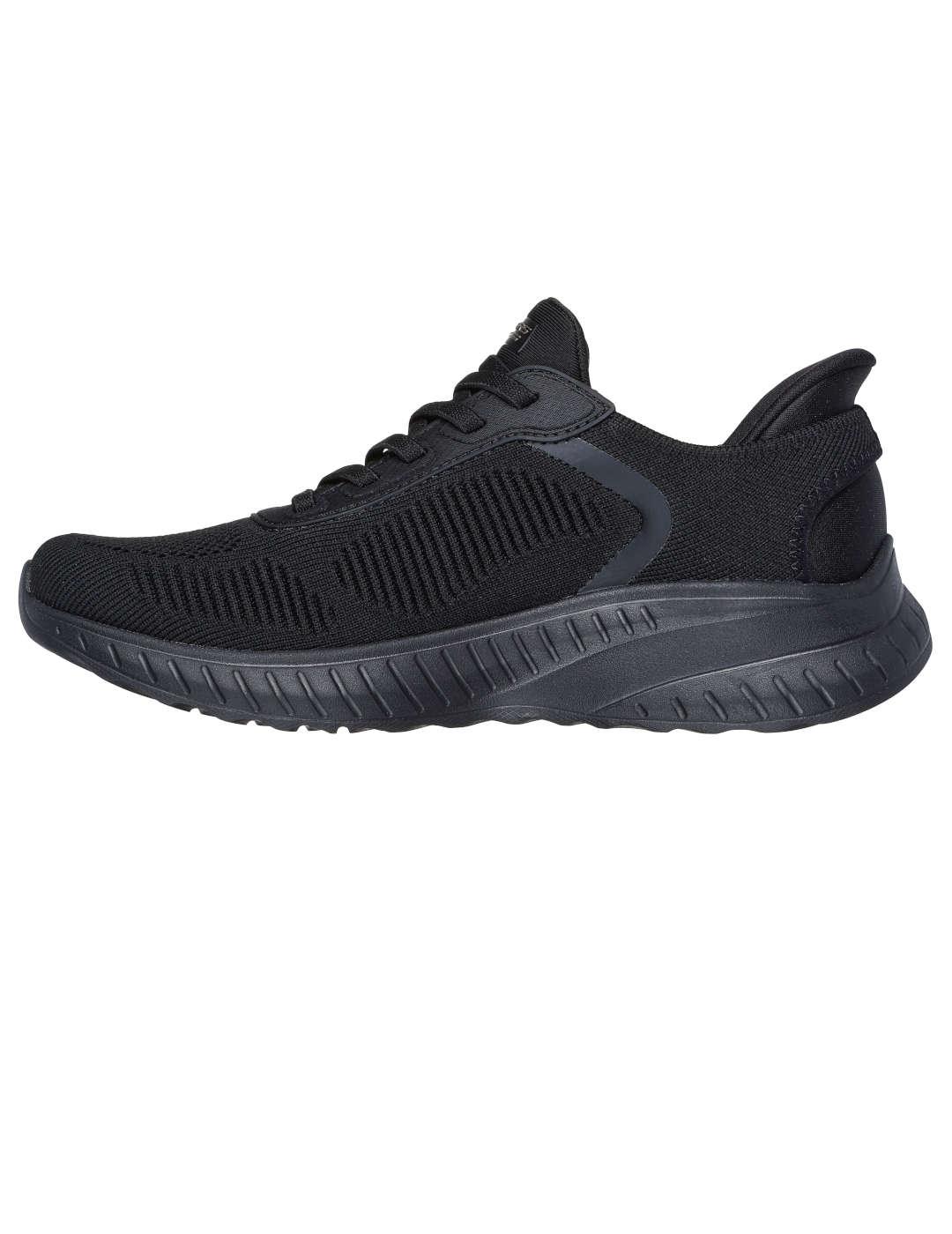 Deportivo mujer Skechers Bobs Squad negro