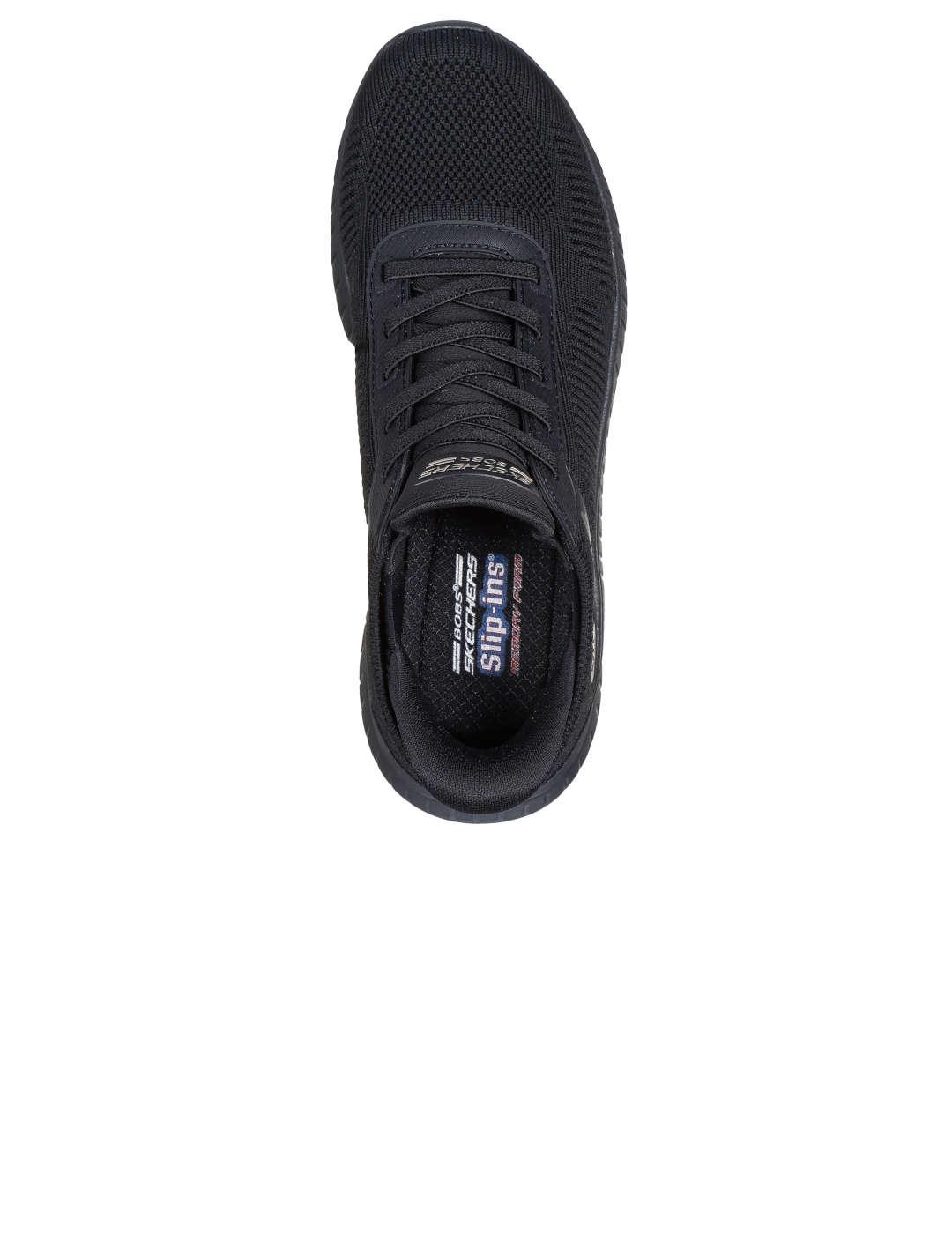 Deportivo mujer Skechers Bobs Squad negro