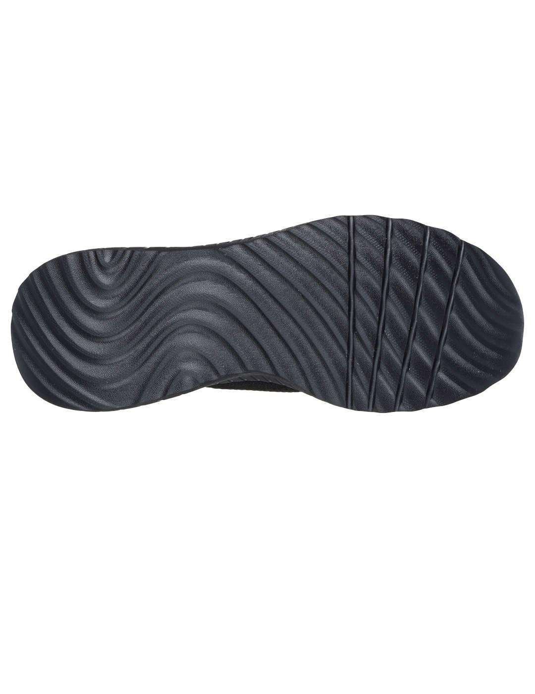 Deportivo mujer Skechers Bobs Squad negro