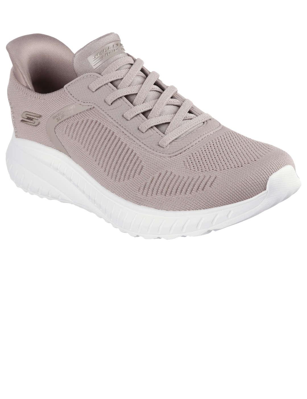 Deportivo mujer Skechers Bobs Squad taupe
