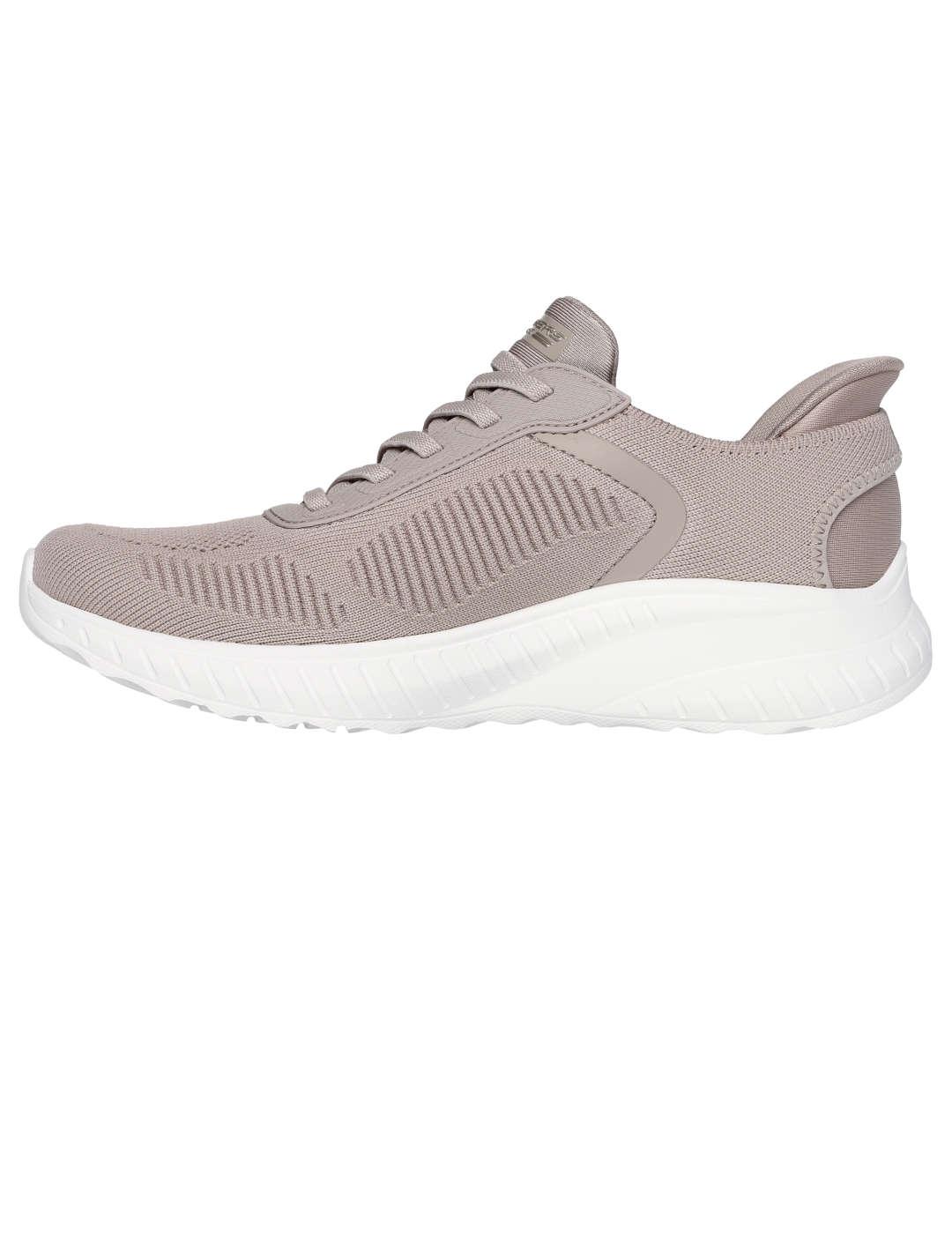 Deportivo mujer Skechers Bobs Squad taupe