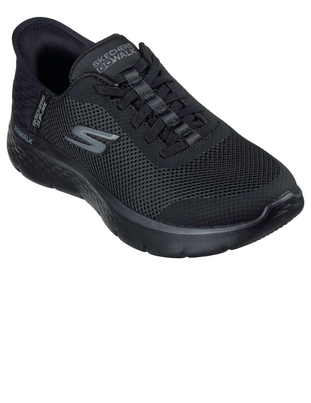 Deportivo mujer Skechers Go Walk Slip-Ins negro